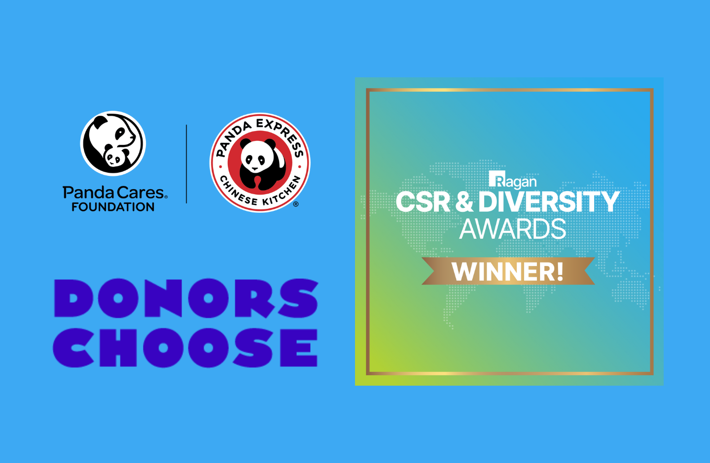 DonorsChoose Partnership with Panda Express Wins Ragan CSR & Diversity